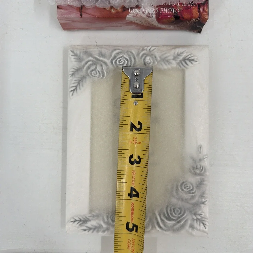 Satin Rose Godinger Silver Plated Photo Frame 3x5 Floral‎ Rose New In Box